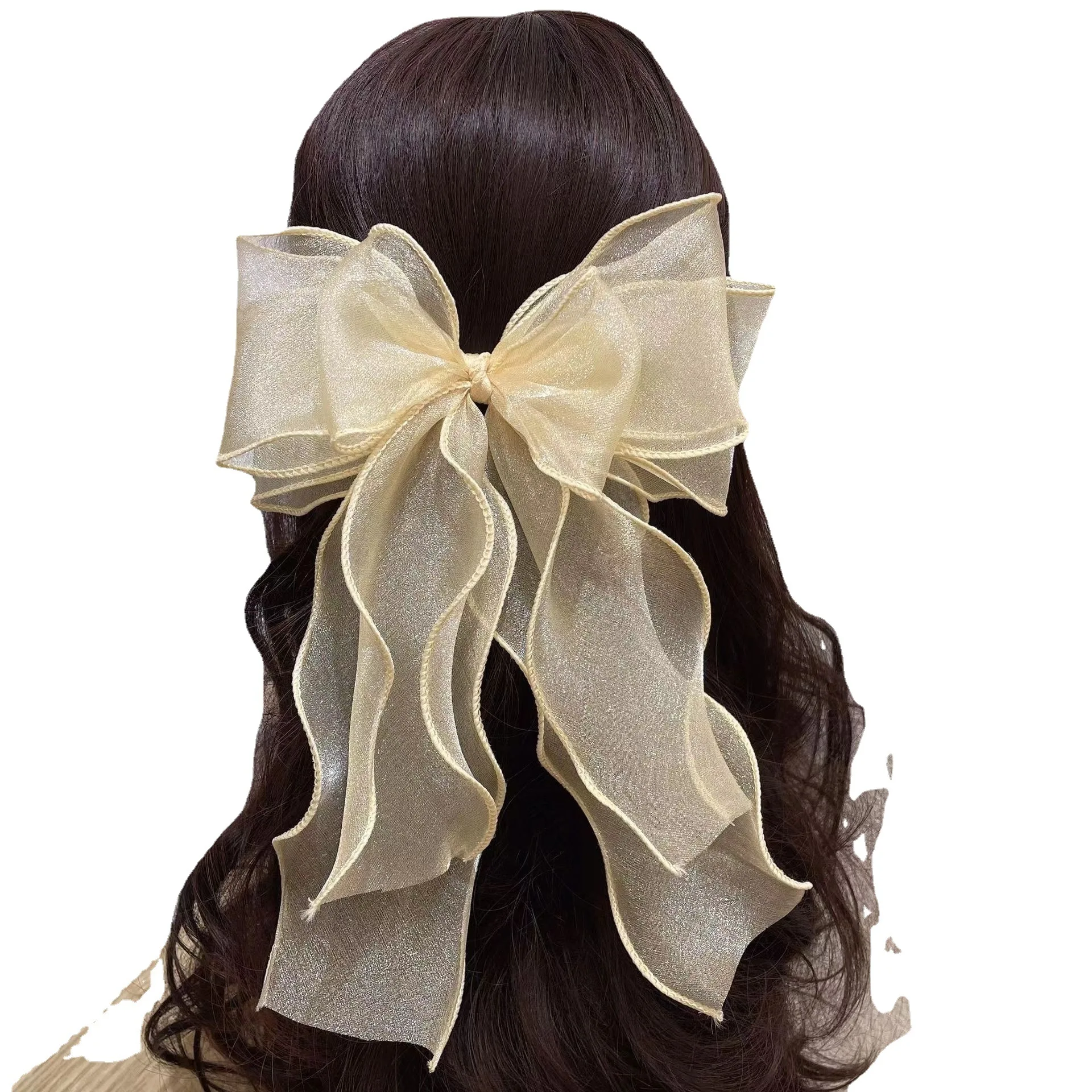 

Кружевные заколки для волос для женщин, заколки-бантики для хвоста, заколки-невидимки, многослойные заколки-бантики, модные аксессуары для волос для девочек