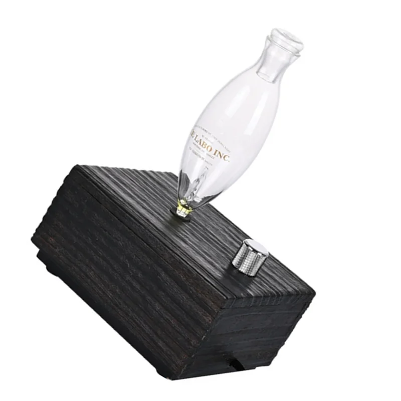 ABKI-Nebulizer Безводный диффузор для чистого эфирного масла Электрический деревянный стеклянный диффузор для ароматерапии