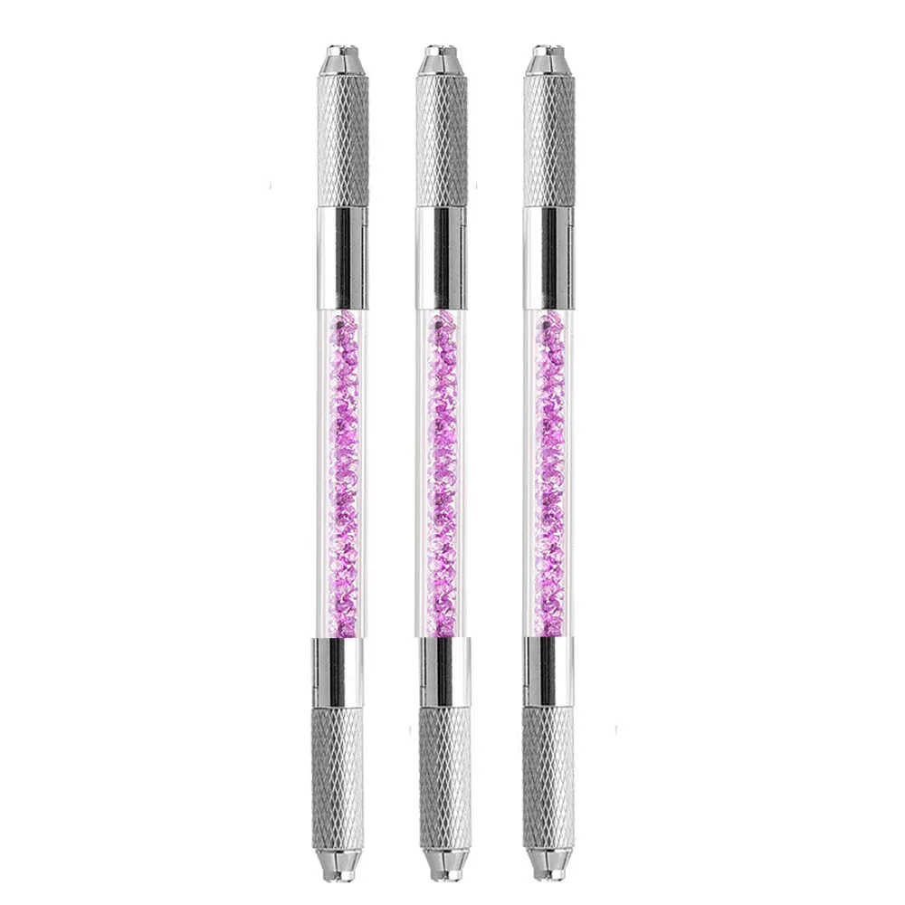 1xMakeup Crystal Acrylic Manual Tattoo Pen Microblading Permanent Eyebrow Tools