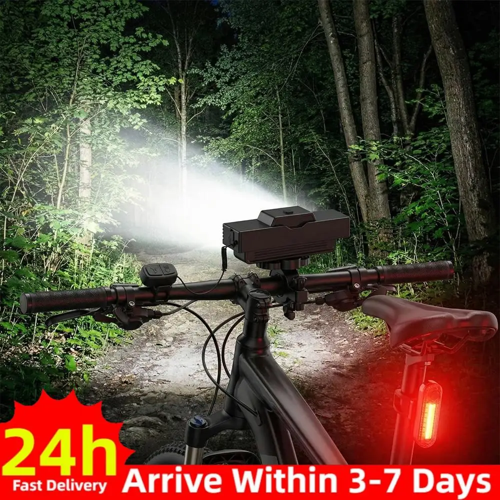 

9-диодный велосипедный фонарь с гудком, водонепроницаемый, для ночной езды (девять ламп)