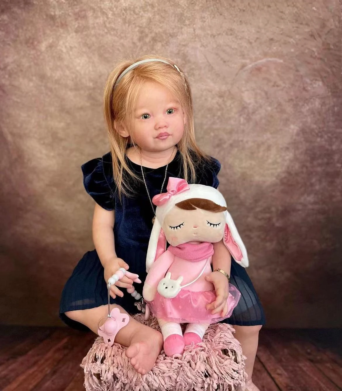 DLS Customized Limited Supply 77cm Reborn Baby Doll Leonie With