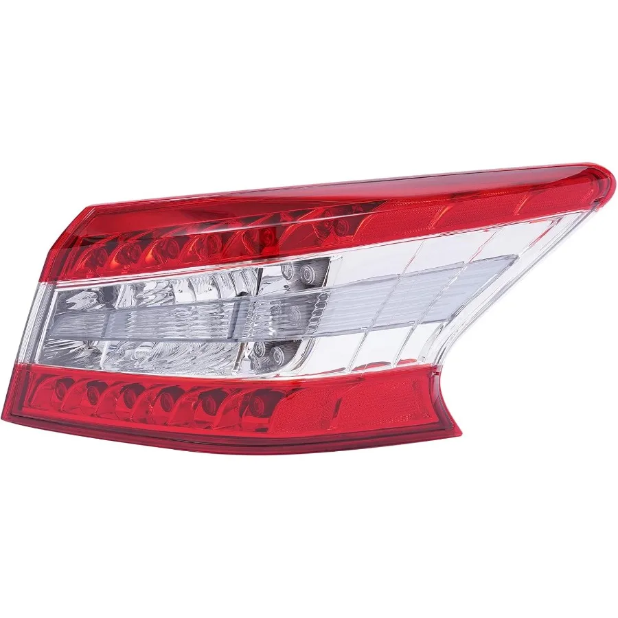 مجموعة مصابيح خلفية LED لـ 2013 2014 2015 نيسان سنترا الجانب الأيسر والأيمن استبدال المصباح الخلفي للفرامل الخارجية مع قناع معزز