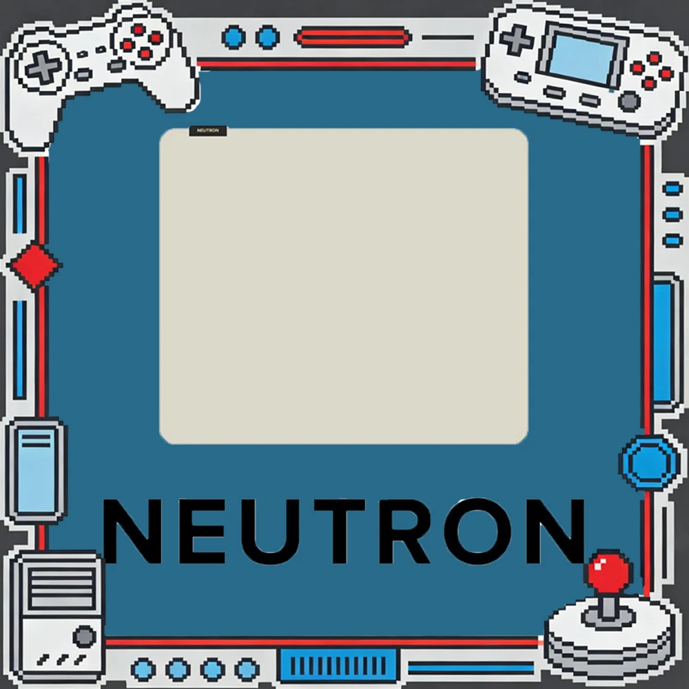 QUAOAR GEAR NEUTRON Esports Mousepad  Speed Control Mouse Pad High Precision Edge Locking For CSGO VALORANT Pc Accessories Gifts