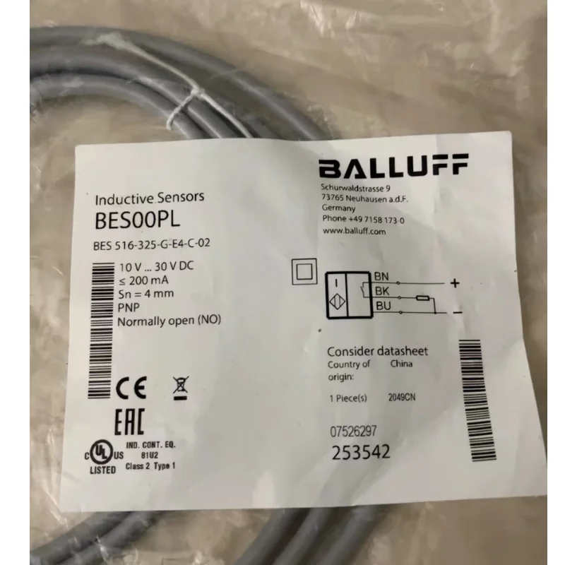 

Новый датчик BES00PL BES 516-325-G-E4-C-02, быстрая доставка