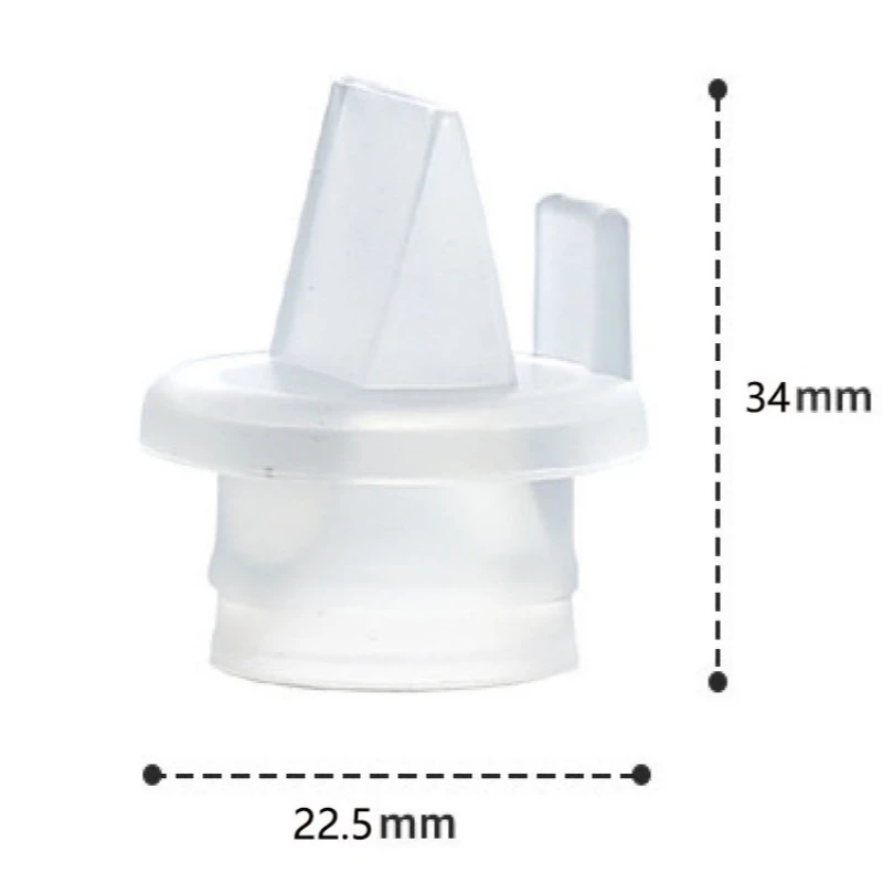 Bomba de silicone com proteção contra refluxo Duckbill Valve Acessórios para bomba de mama