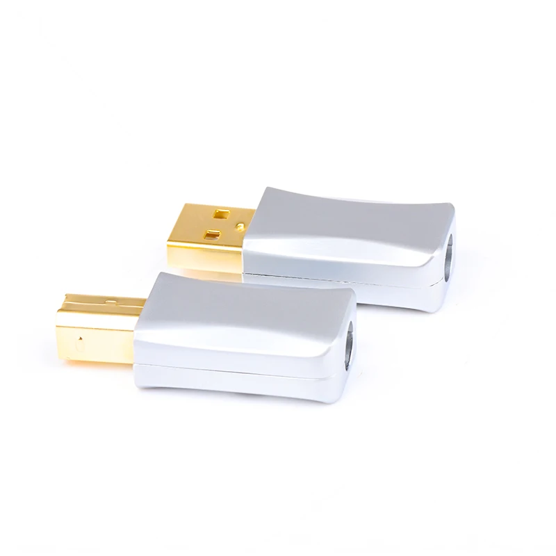 HIFI 2.0 USB التوصيل مطلية بالذهب USB ذكر الجمعية محول موصل التوصيل نوع-A نوع-B لتقوم بها بنفسك كابل يو اس بي التوصيل