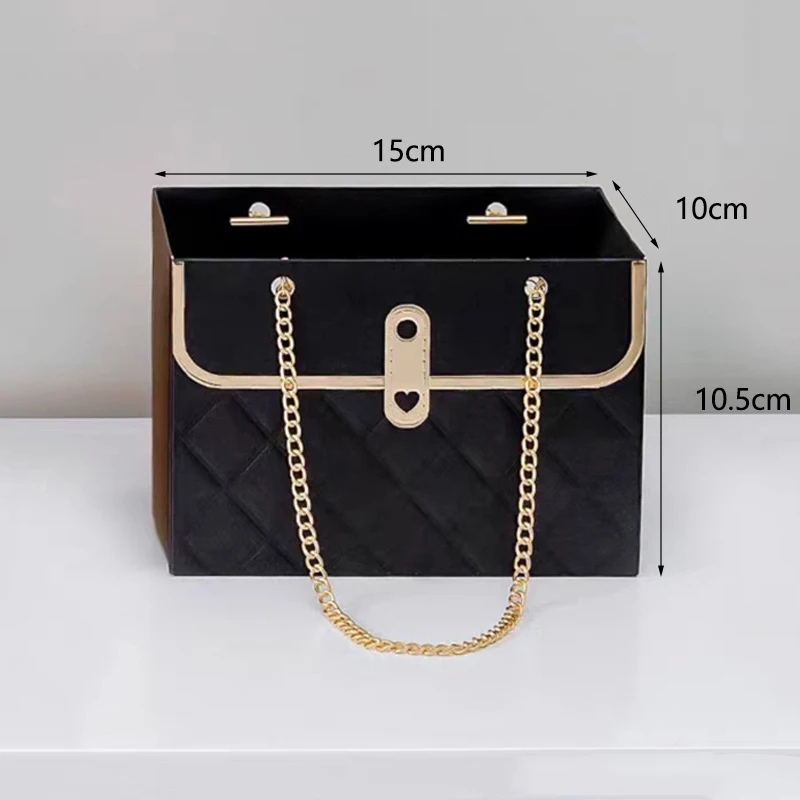 Bolsa de mano de flores plegable portátil, Embalaje Universal de larga duración, caja de flores rosas, caja de regalo para fiesta, boda, Día de San