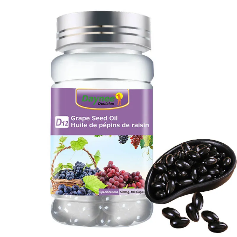 

1 bottle grape seed soft capsules for whitening freckle removal antioxidant inhibition anti-aging beauty skincare health food