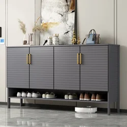 Home long shoe cabinet, multi-layered, with multiple drawers for export