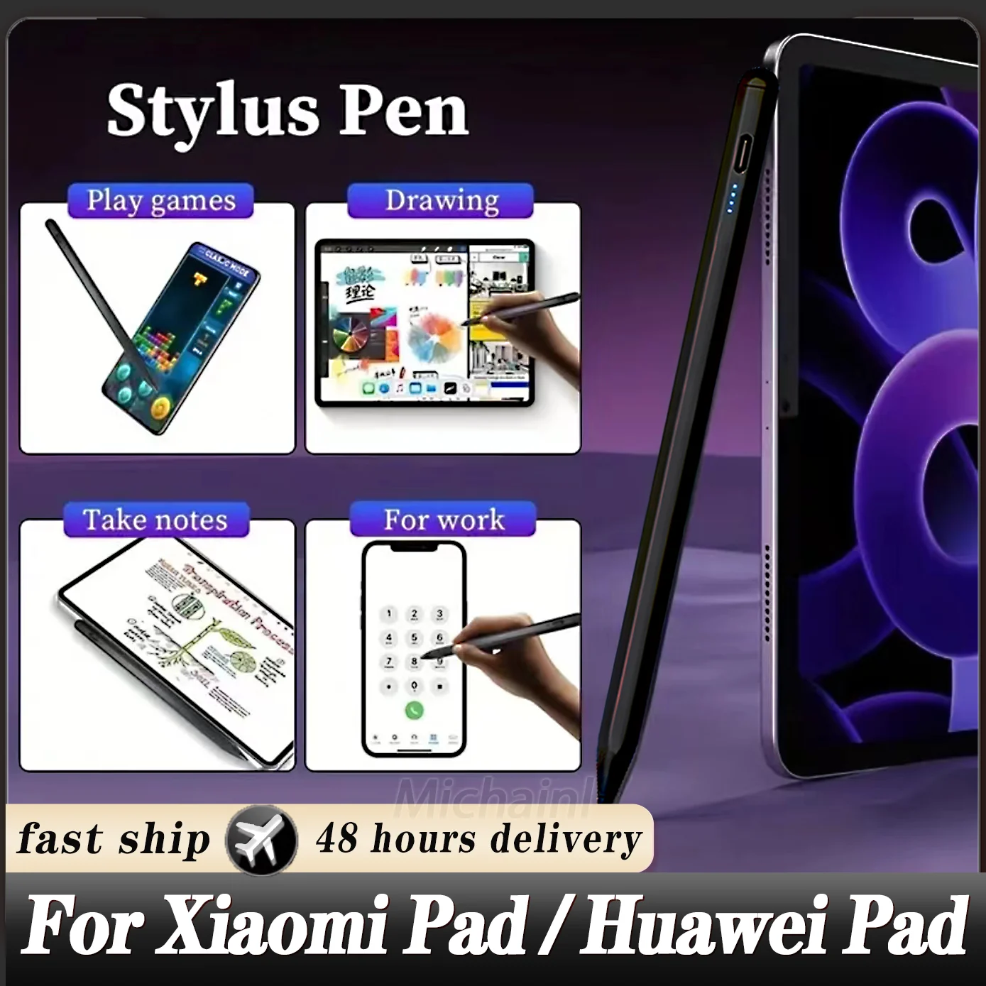 for XIAOMI Pad Stylus Universal Pen for HUAWEI Pad Stylus Mobile Phone Touch Pen for IOS Android Windows for Apple Ipad Pencil