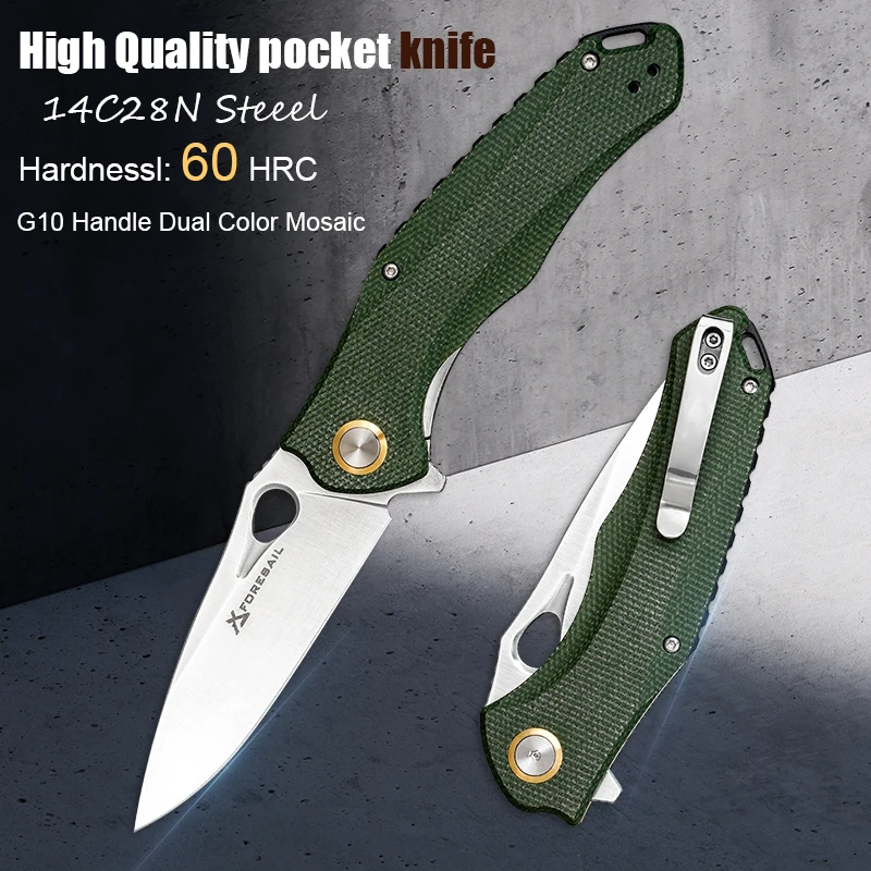 Sandvik Steel Practical Pocket knife,Field Survival Outdoor Camping Fishing Knife,EDC tool knife collection folding knife