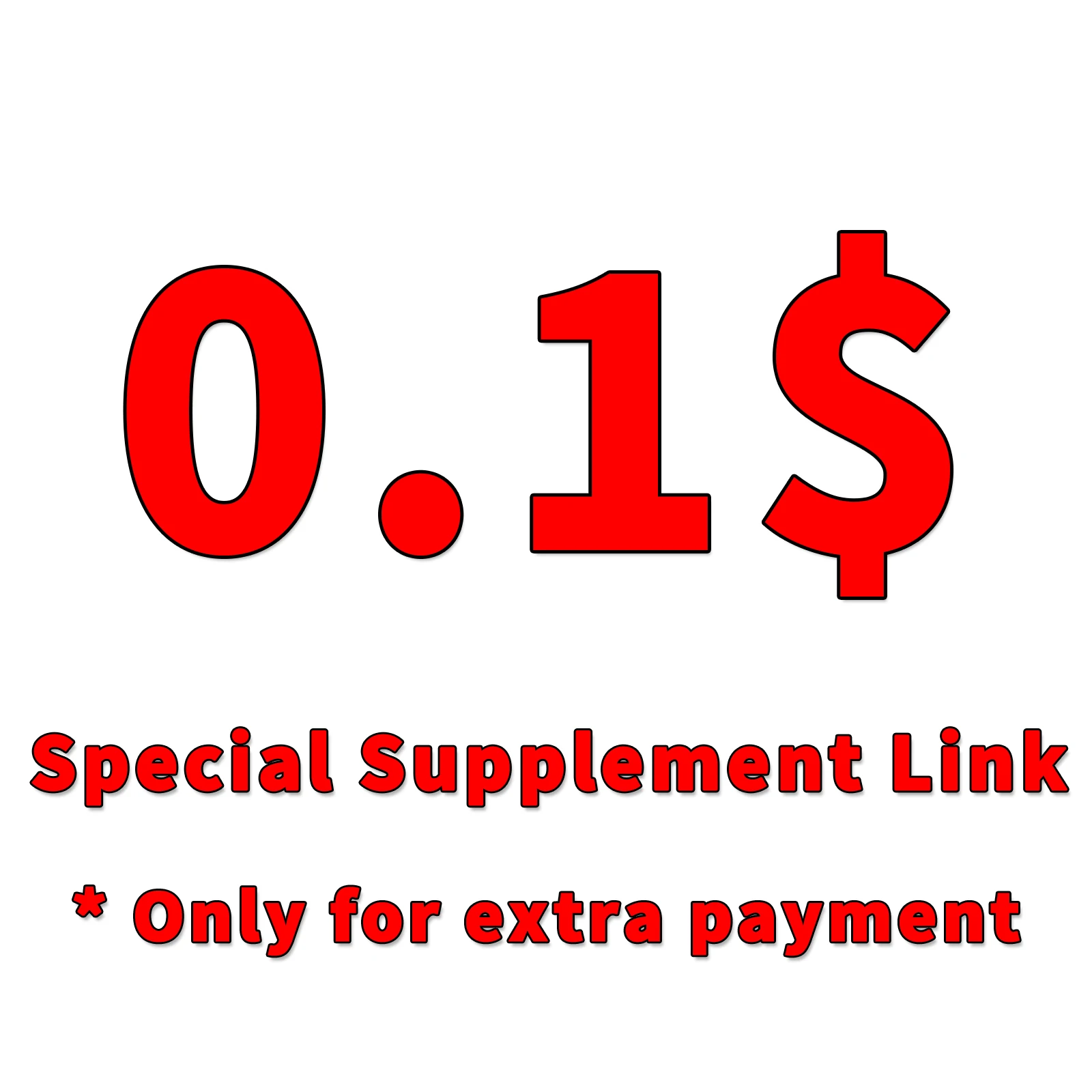 Special Special Link for Extra Fee, Only for Supplement Payment, Do Not Order Without Seller Confirmation - Aliexpress Deal