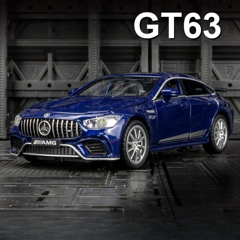 1: 32 مرسيدس بنز AMG GT63 الحلي والهدايا والألعاب الراقية للأطفال مع نماذج الصب المصنوعة من سبائك الصوت والضوء