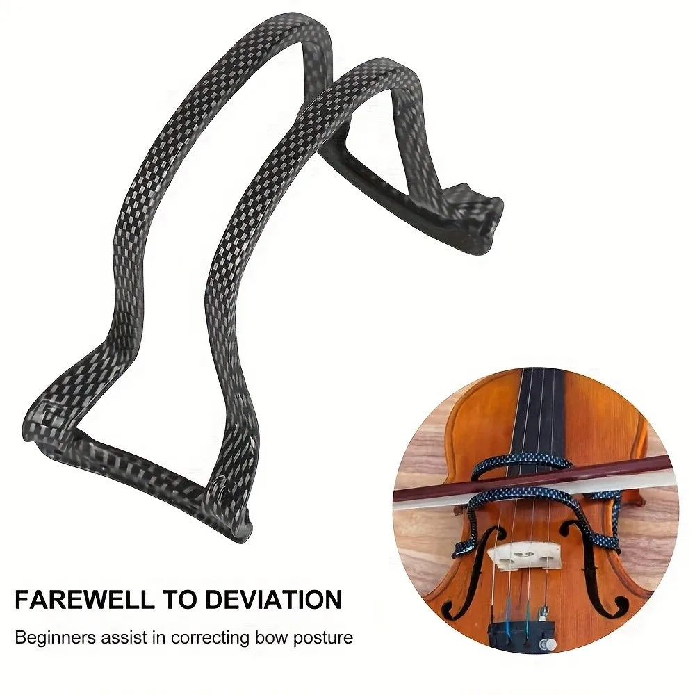 Violin Bow Straightener Collimator Guide Tool Universal for 4/4 Violin Bow Corrector for Beginner Training & Exercise