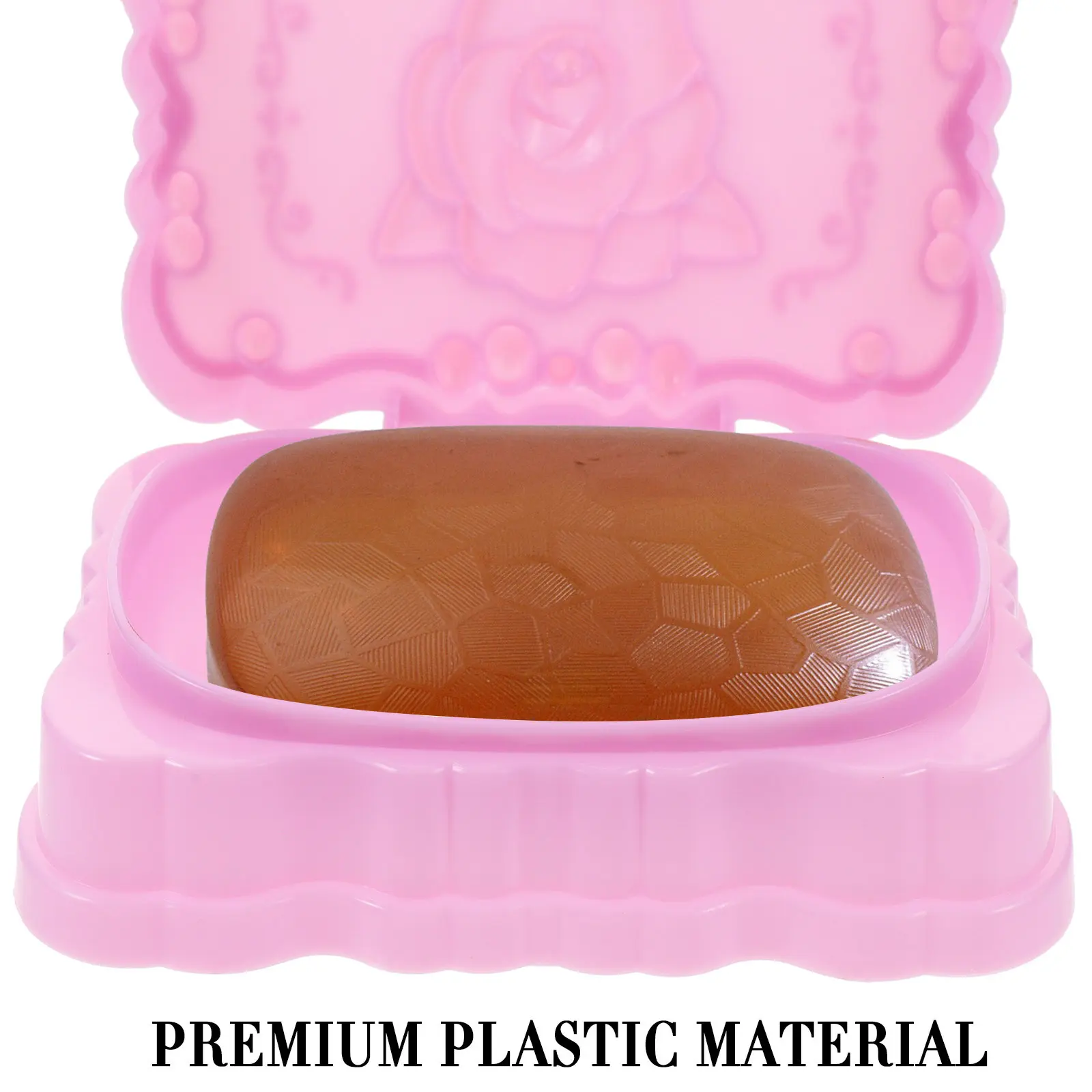 1Pcs Double Layer Soap Box Drainage Design with Waterproof Lid Portable Soap Holder for Outdoor Travel Bathroom