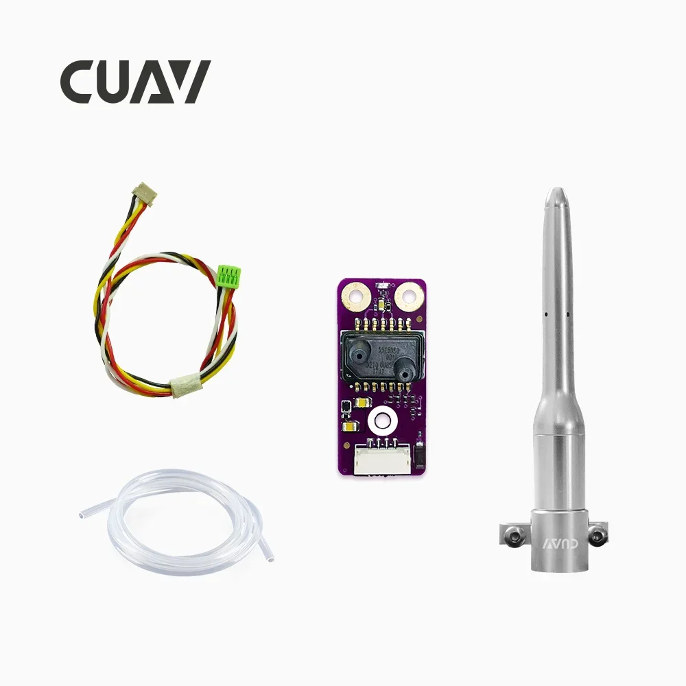 CUAV MS5525 Airspeed Sensor With Pitot Tube 0.84pa High Pixhawk/V5/X7 Flight Control Airspeed Meter For FPV