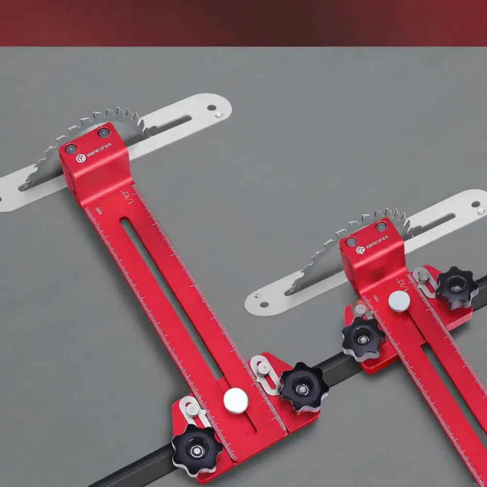 Woodworking Cutting Positioner Roller Fence Guide For Thin Board Precision Aluminum Alloy Sliding Track Table Saw Accessory