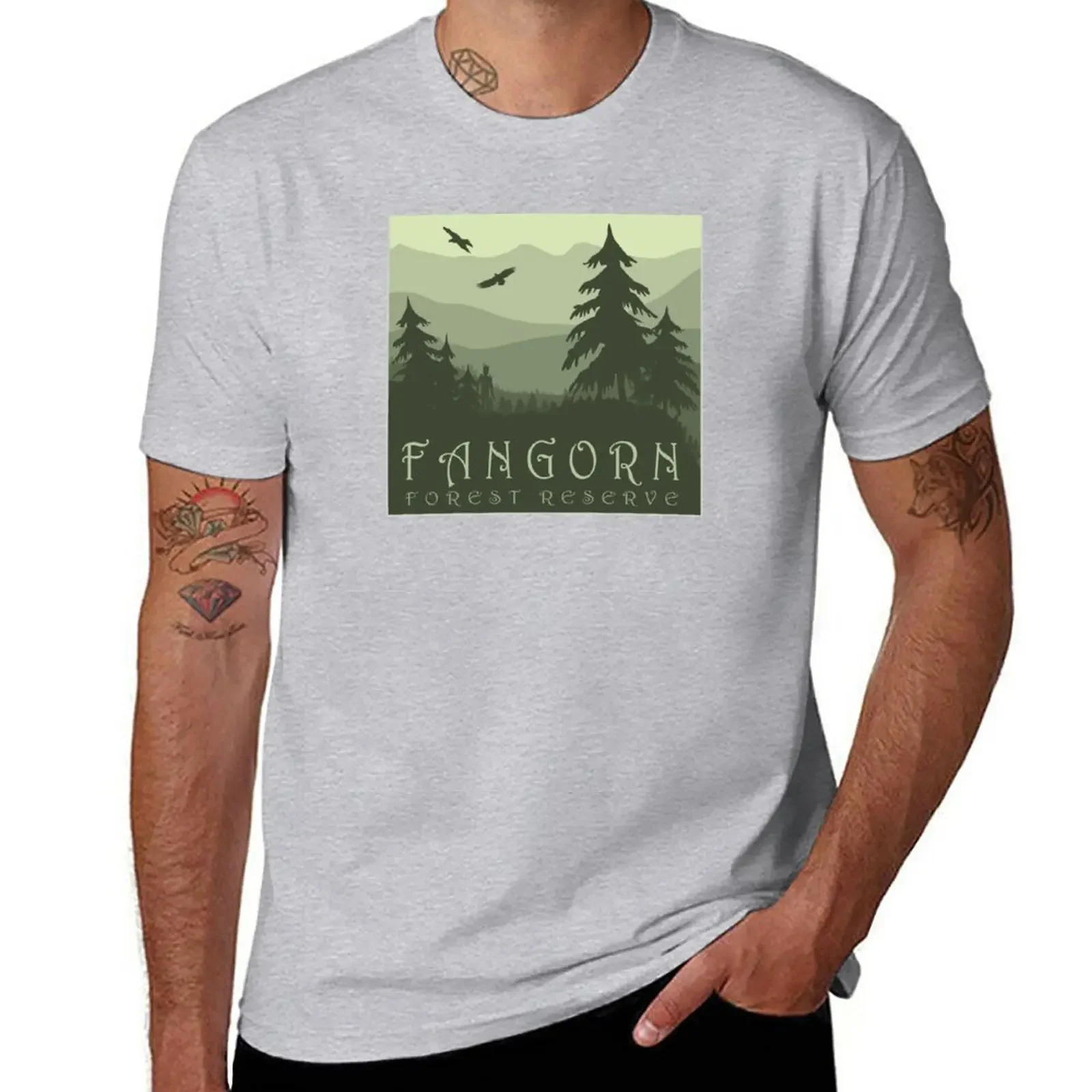 New Fangorn Forest Reserve T-Shirt boys white t shirts t-shirts man mens long sleeve t shirts