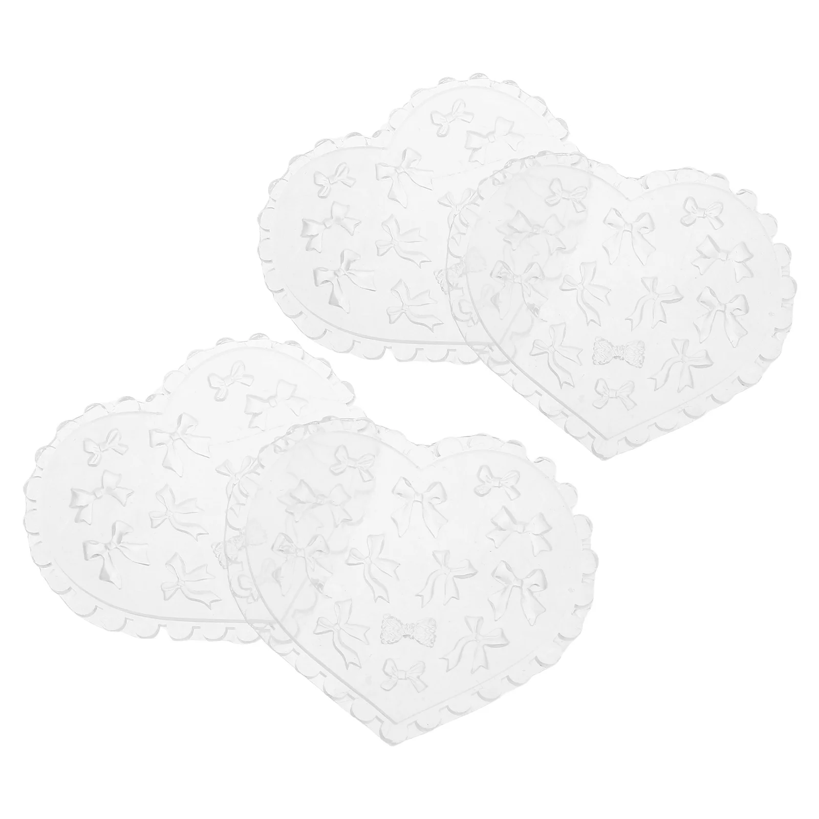 

4 шт. форма для украшения ногтей, шаблон с бантом, формы, аксессуары, искусственный полимер, инструменты «сделай сам», силикагель, силиконовые украшения