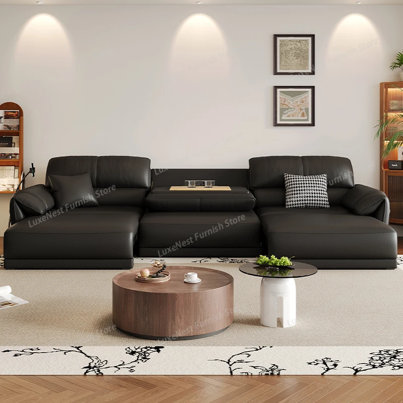 Italian Electric Living Room Sofa Simple Modern Living Room Retractable Patio Sofas Lazy Modular Divani Soggiorno Home Furniture