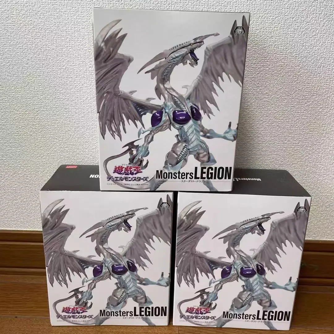 بانداي الأصلي كونامي وحوش ستاردست دراجون يو غي أوه! أنيمي الشكل عمل تمثال اللعب البلاستيكية نموذج جمع ألعاب الدمى الهدايا #2