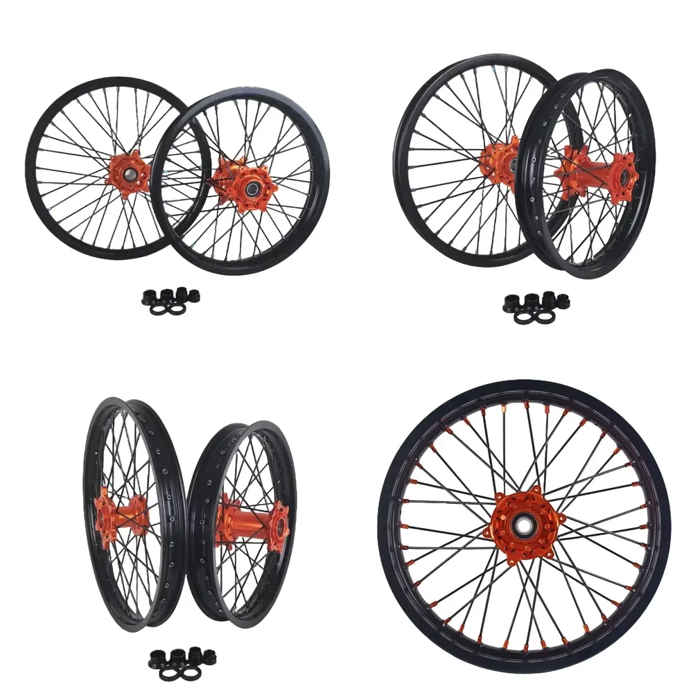【2026 Popular】 Wholesale Fit EXC 2007 Years Wheels Set Motorcycle Dirt Bike Wheels Set