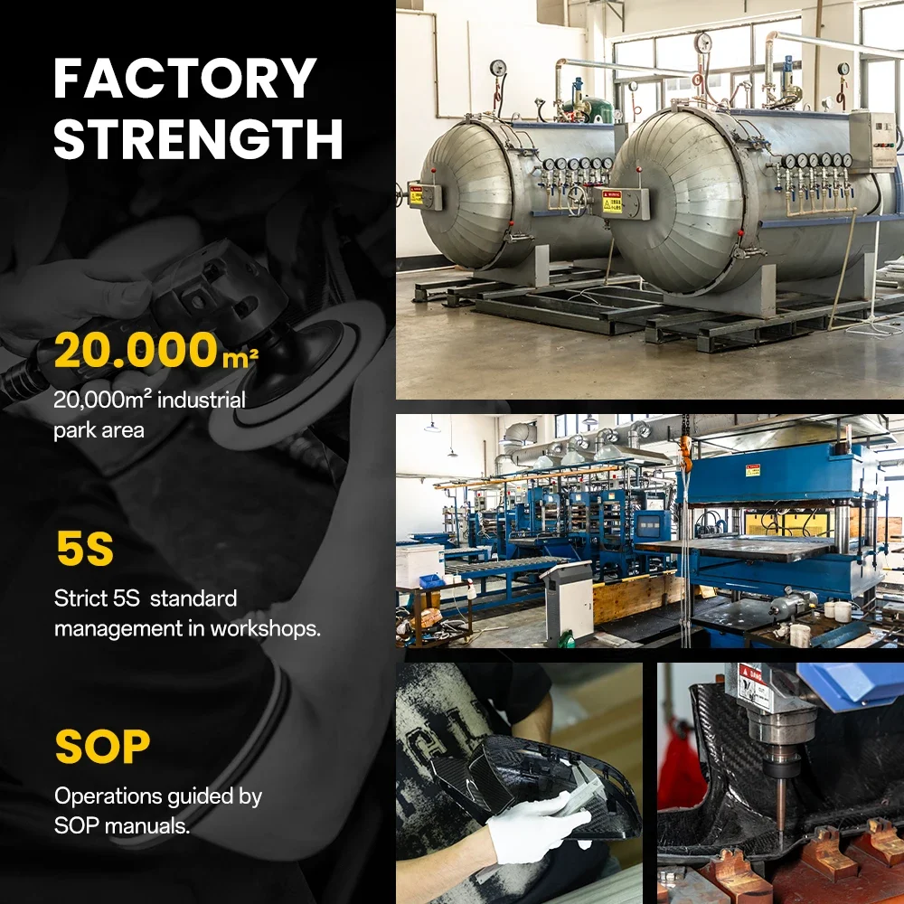 

ForSOOQOO Gloss Black For BMW X3 G45 Side Skirt Dry Carbon Fiber Car Side Skirt