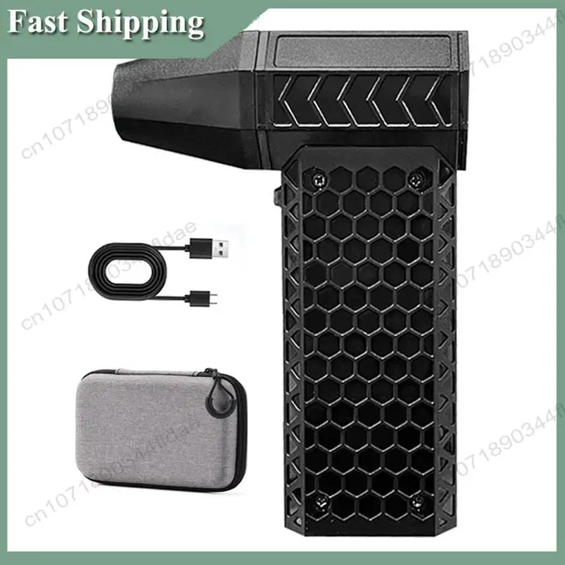 -A94Z Turbojet Fan Wind Speed 52 M/S Portable Mini Blower Outdoor Camping Barbecue Powerful Blower Keyboard Dust Removal