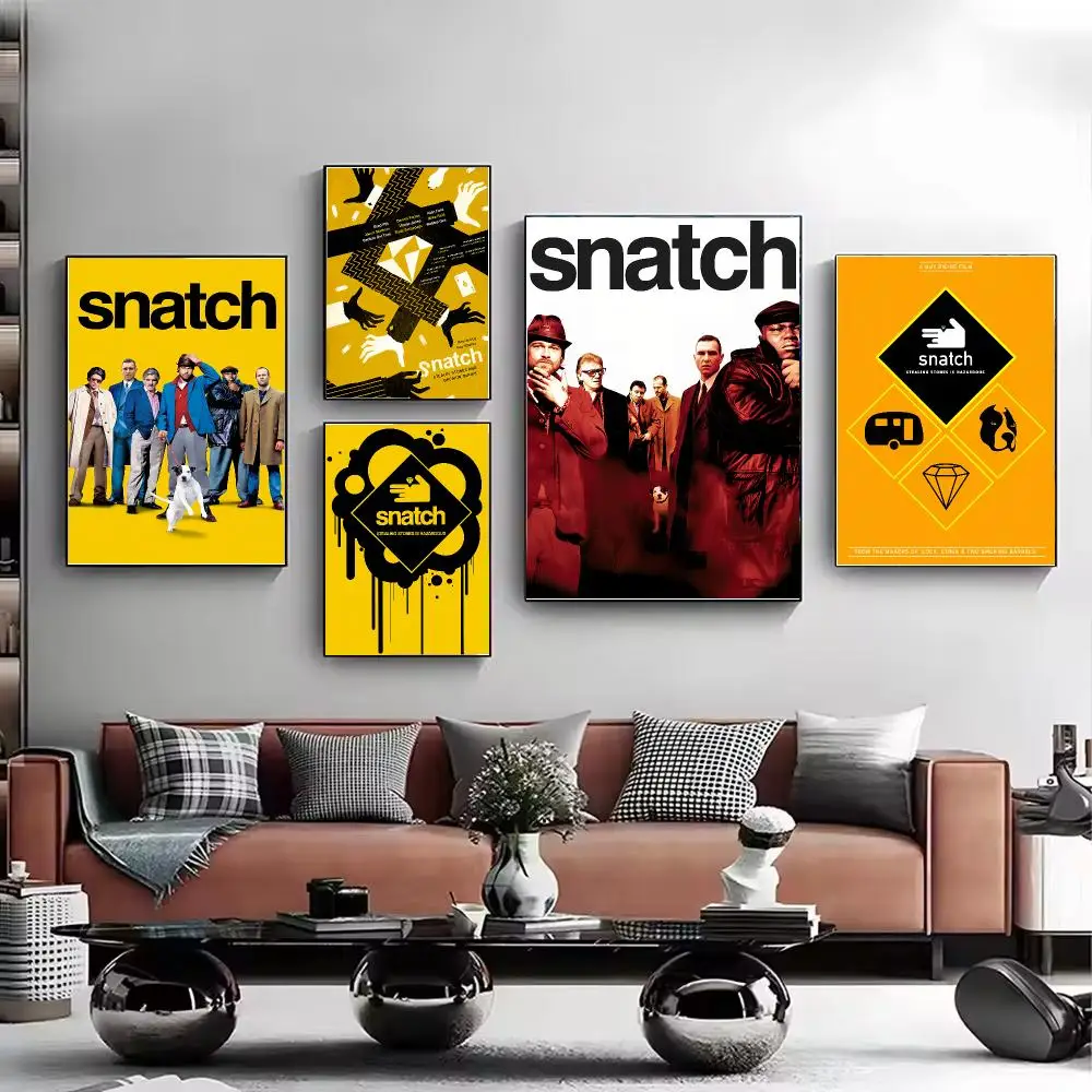 S-Snatch Poster Classic Poster Stylish Wall Art Print for Living Room Bedroom Study Office Café Home Decor Modern Gift