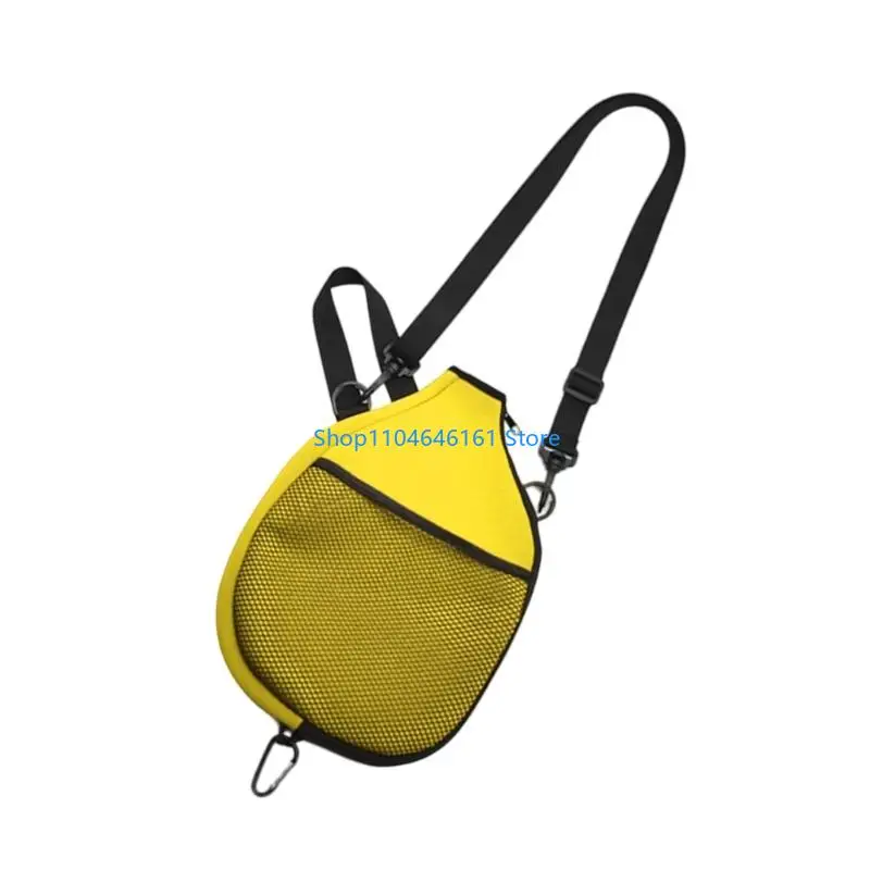 Portable Pickleballs Gear Carry Bag Case with Adjustable Shoulder Belt Tear Resistant For Field Training