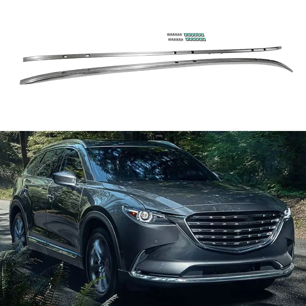 2PCS Roof Rack Rail…