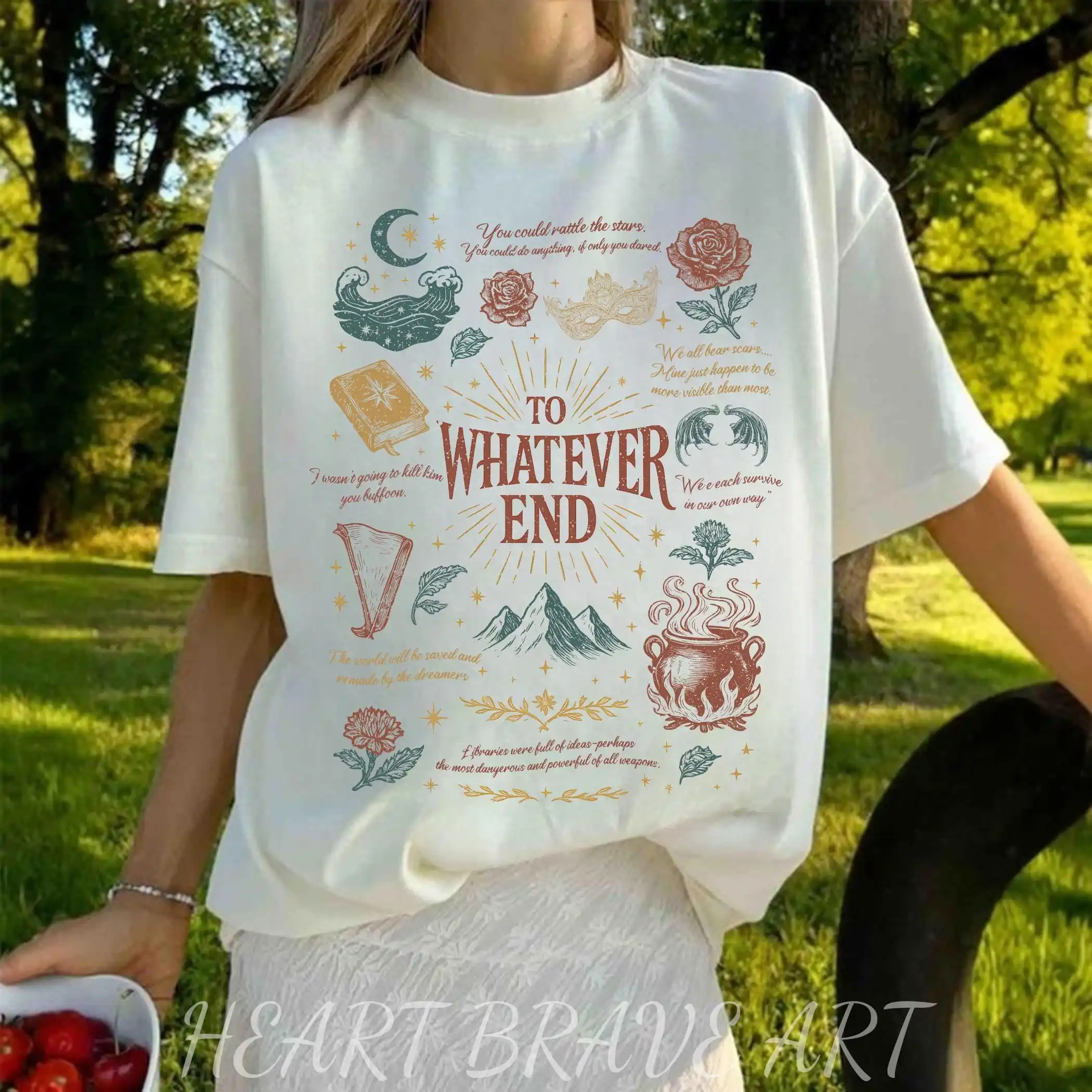 To Whatever End Shirt, Fireheart Aelin Galathynius Shirt, TOG SJM Series Tshirt, Terrasen The Thirteen, Crochan Queen T-Shirt