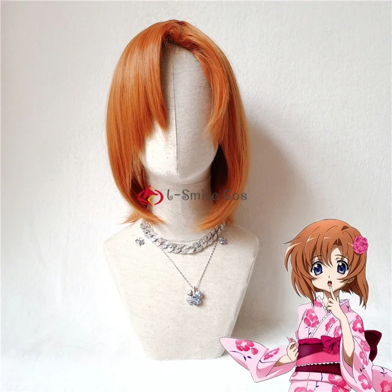 FC6High Quality Game Higurashi no Naku Koro ni Ryugu Rena Ryuugu Cosplay Heat Resistant Synthetic Hair + Wig Cap@FC8！