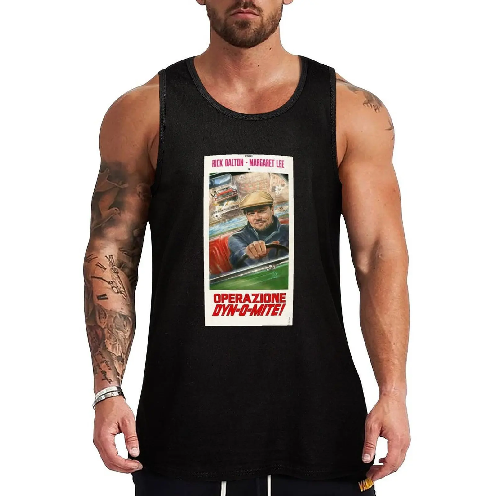 Operazione Dynomite! Rick Dalton Tank Top Lightweight Basic Tank Top Cotton Casual Undershirt
