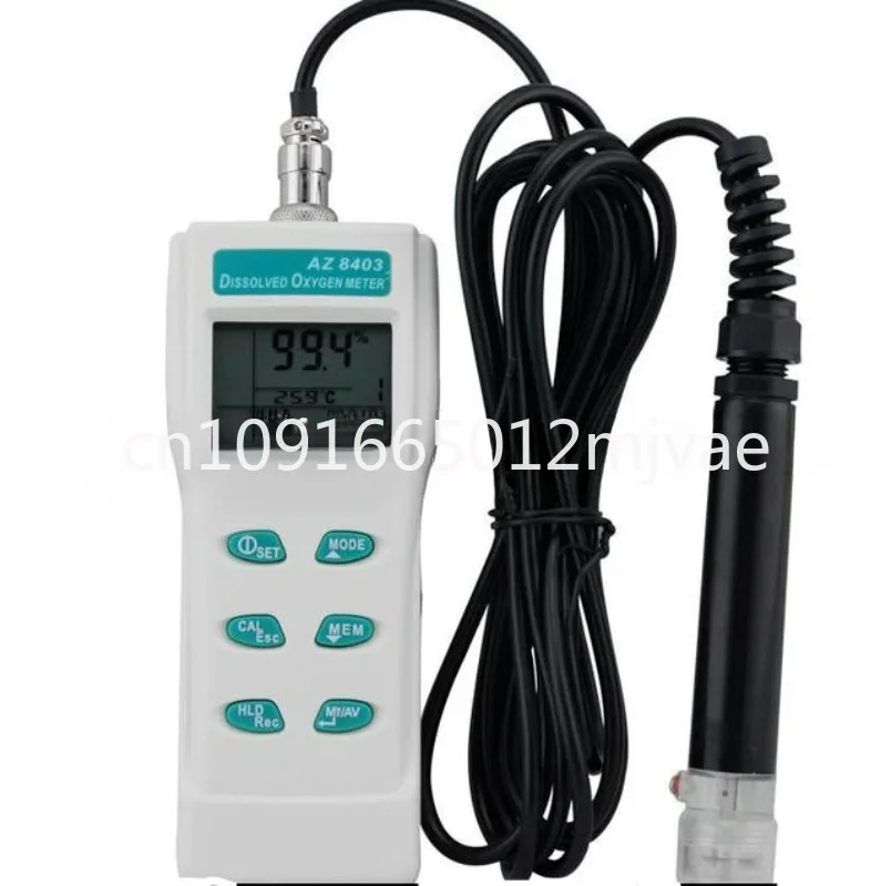 New AZ-8403 Dissolved Oxygen Meter Freshwater Aquaculture Water Quality Tester AZ8403