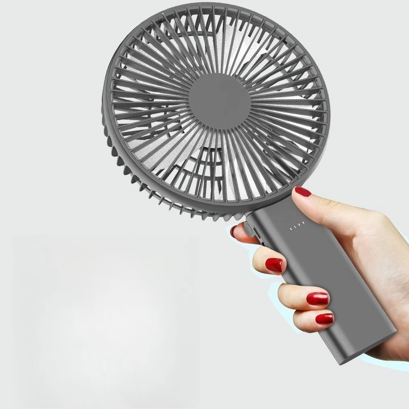 

Hand wind hand-held electric fan, quiet wind portable
