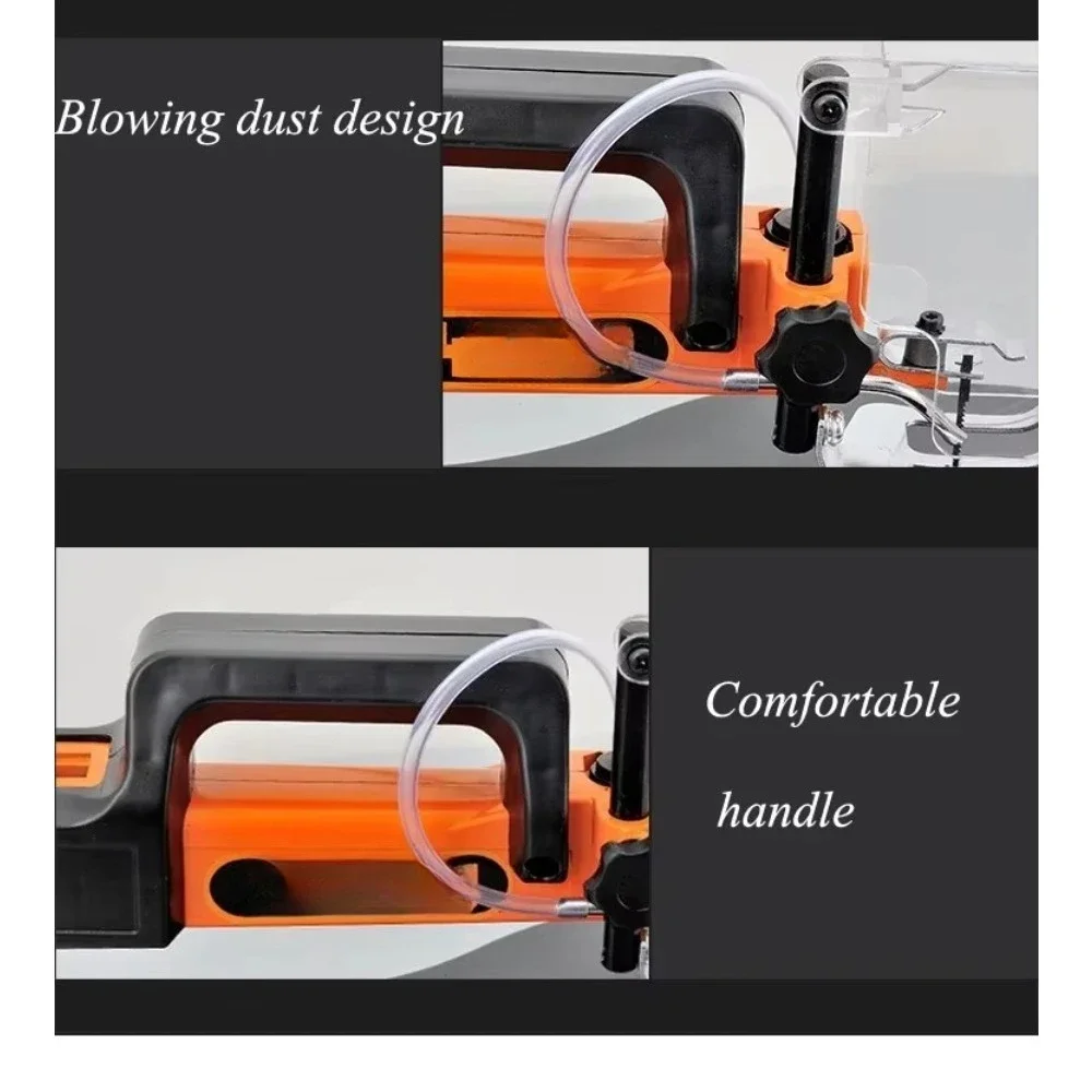 16 Inch Spiral Saw With Variable Speed And Diamond Saw Blade, Capable Of Cutting Any Material/shell/jade/agate
