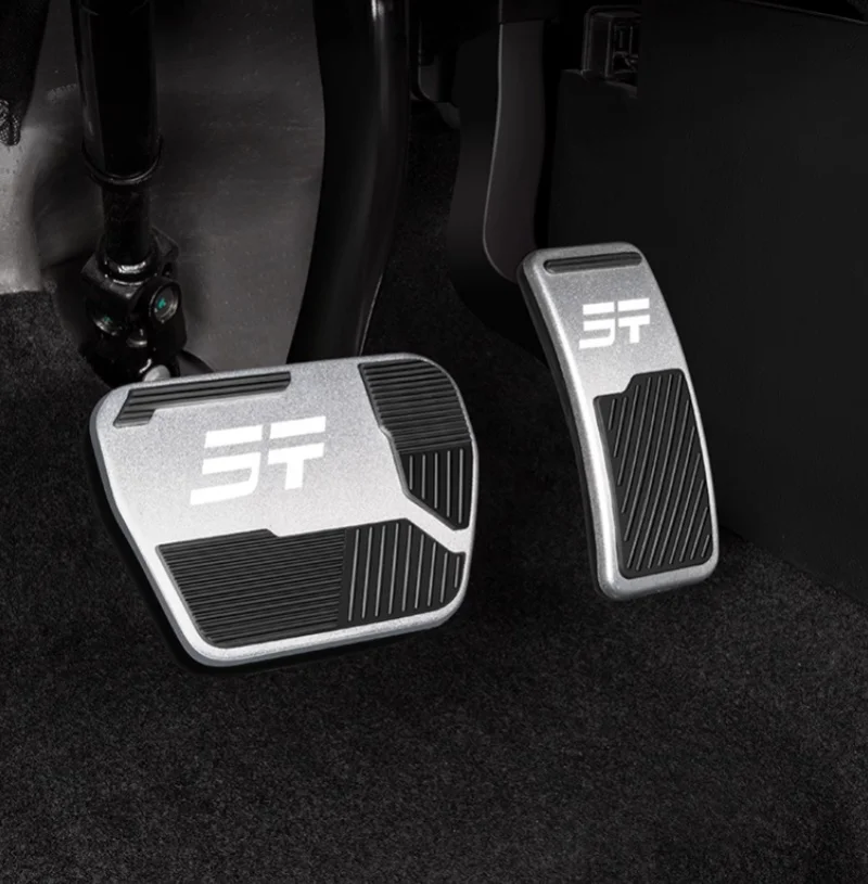 Car Throttle Brake Anti-slip Pedal Fit for Jetour Traveler T2 2023-2025 Auto Throttle Aluminum Alloy Pedal Protective Cover