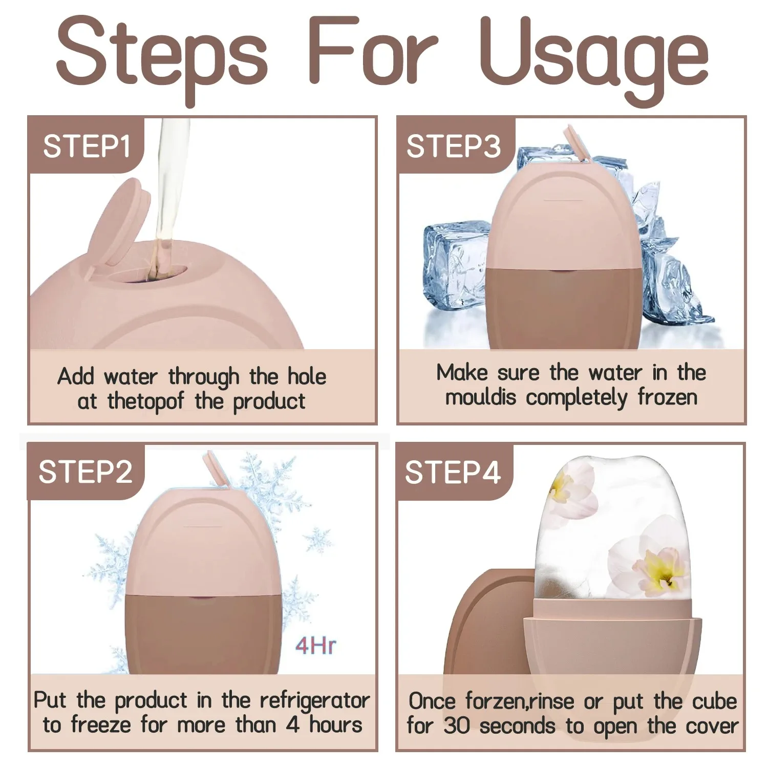 Ice Roller for Face and Eye Facial Beauty Ice Roller Skin Care Tools Ice Facial Cube Gua Sha Beauty SPA SkinCare Face Massager