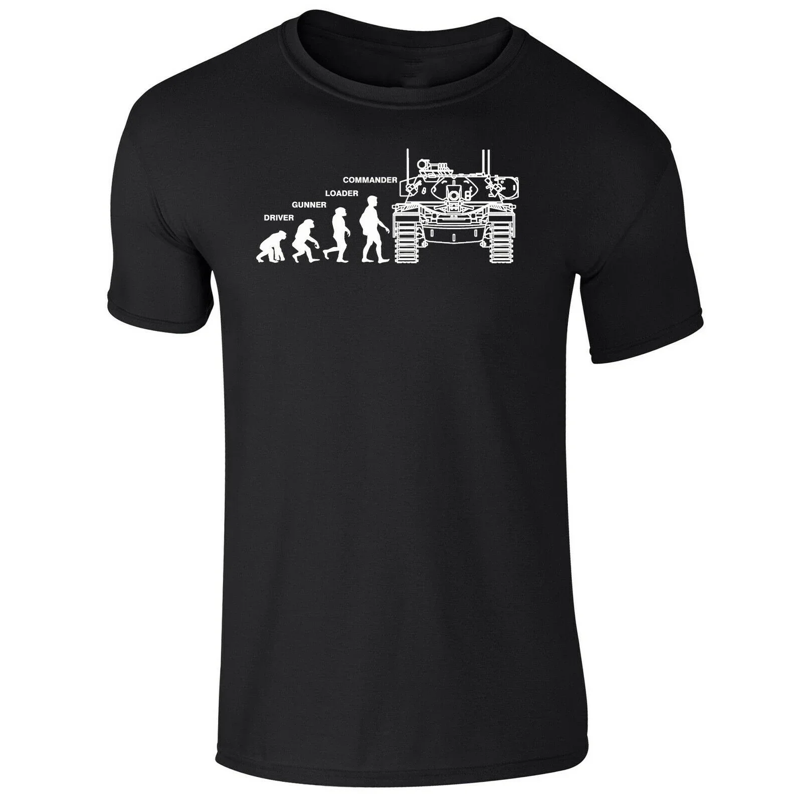 Chieftain Tank Royal Armored Corps Tankman Evolution T-Shirt 100% Cotton O-Neck Short Sleeve Summer Casual Mens T-shirt