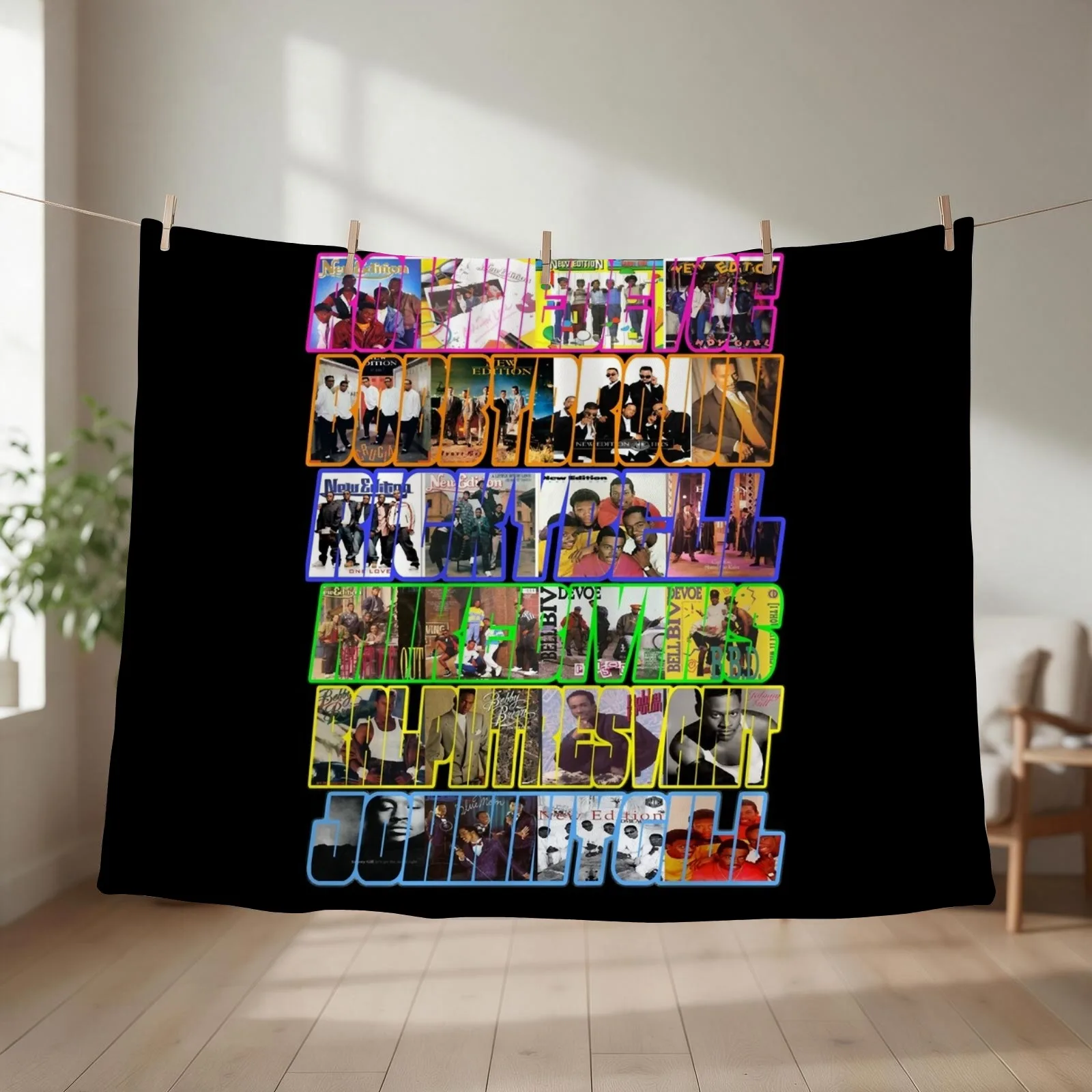 New Edition - Covers Classic Throw Blanket couch cozy soft plush fuzzy picnic outdoor blanket