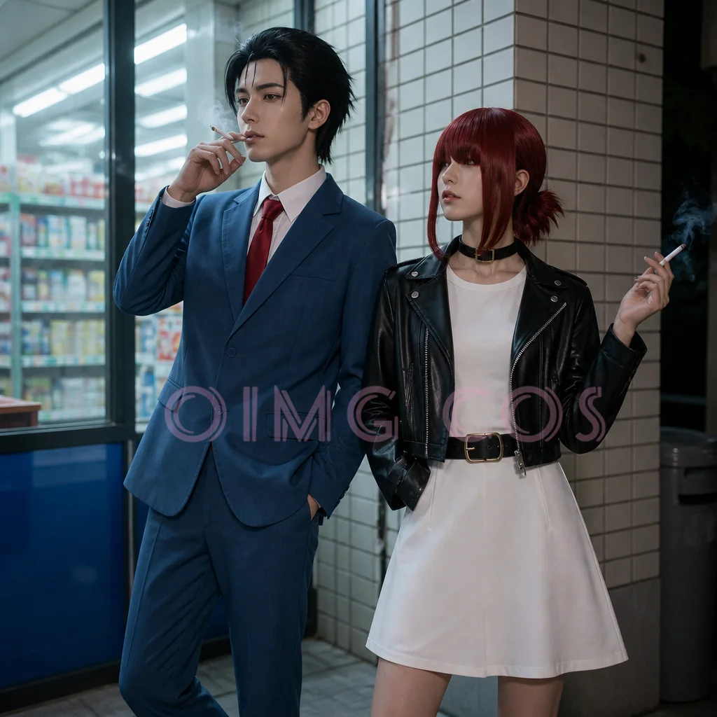 Anime Cosplay Couple - Costume de cosplay complet décontracté pour
