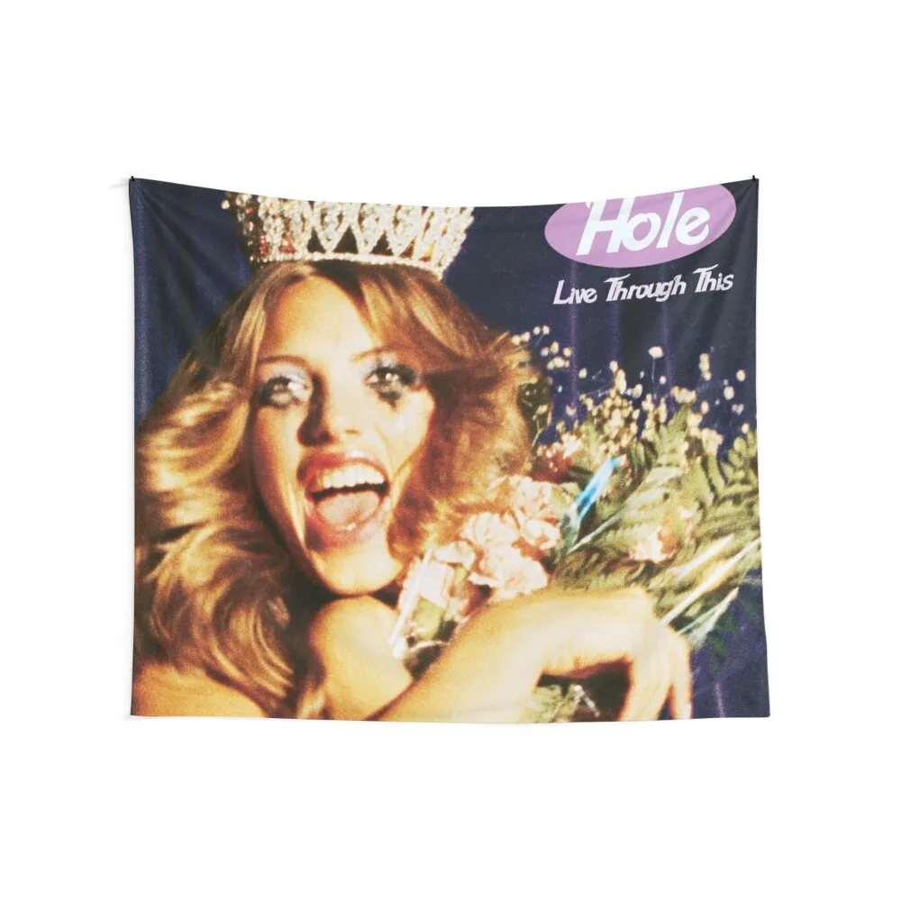 Prom Queen In 90s - Alternative Music Live Through This Cover Poster Tapestry Home And Comfort Decor Wall Deco Tapestry