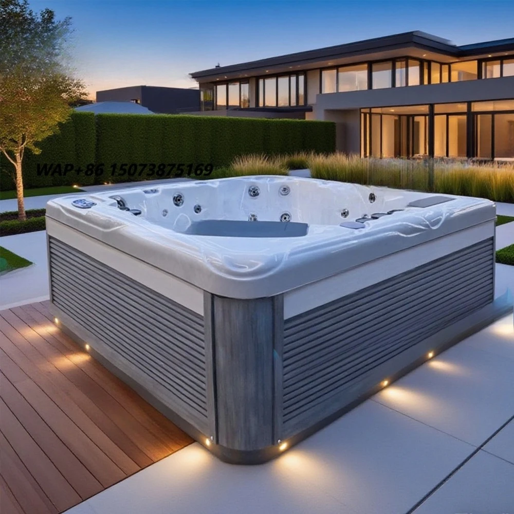 JOYEE 5 People Economical Jacuzzis SPA Hot Tub Cheap Price China Whirlpool Imported Ariestech Acrylic Pool Factory Bathtub