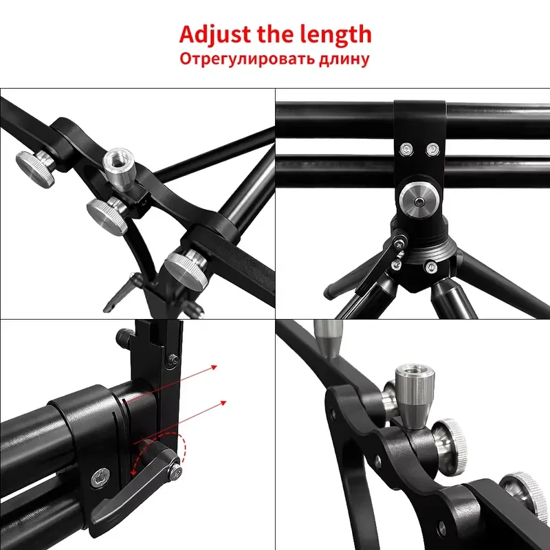 Adjustable and Telescopic Foldable Fishing Rod Pod Bracket for Carp Fishing Rods, Fishing Tackle Accessories