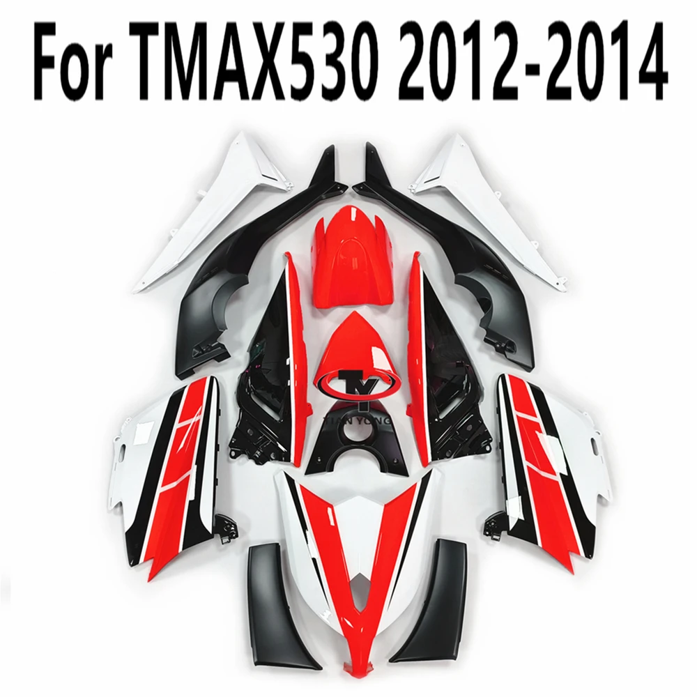 Full Fairing Kit Yellow Commemorative Printmaking For TMAX530 TMAX 530 2012-2013-2014 Bodywork Cowling ABS Injection