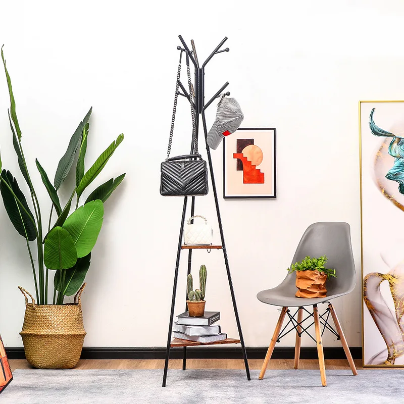 

Coat rack, hat rack, hanger, floor-to-ceiling hanger, floor-to-ceiling hanger for household clothes, shelf, bag rack