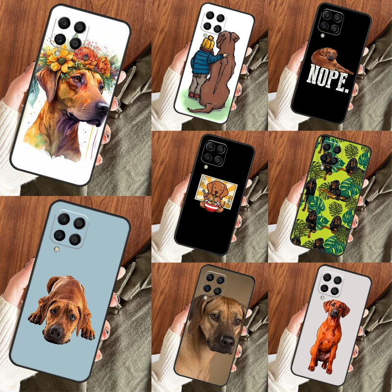 Rhodesian Ridgeback Dog Case For Samsung Galaxy M13 M33 M53 M11 M21 M31 M51 M12 M22 M32 M52 M20 M31s M14 M54 Cover