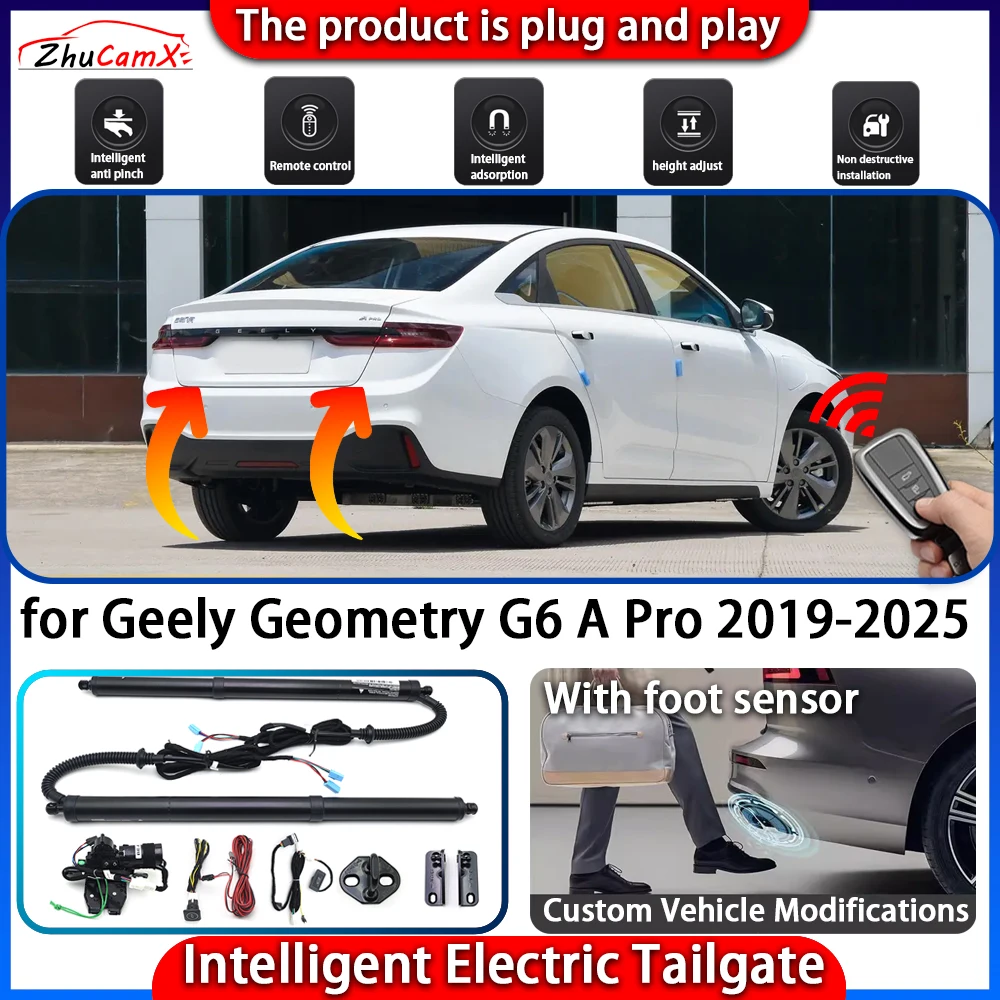 

Smart Powered Tailgate System for Geely Geometry G6 A Pro 2019-2025 Automatic Intelligent Electric Trunk Lift Control Kit