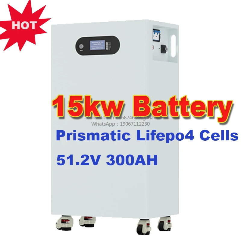 

New 50kW 46kWh 30kWh 15kW 48V 51.2V 900Ah 600Ah 400Ah 300Ah LiFePO4 Battery for Energy Storage for Goft Car RV Electric